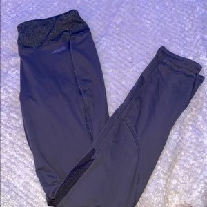gray athletic leggings